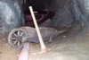 Gold mining equipment in Sierra County